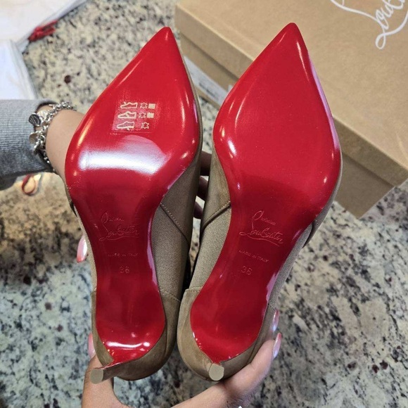 NEW Christian Louboutin So CL Chelsea Booty 85mm size 36 Suede - Picture 9 of 11